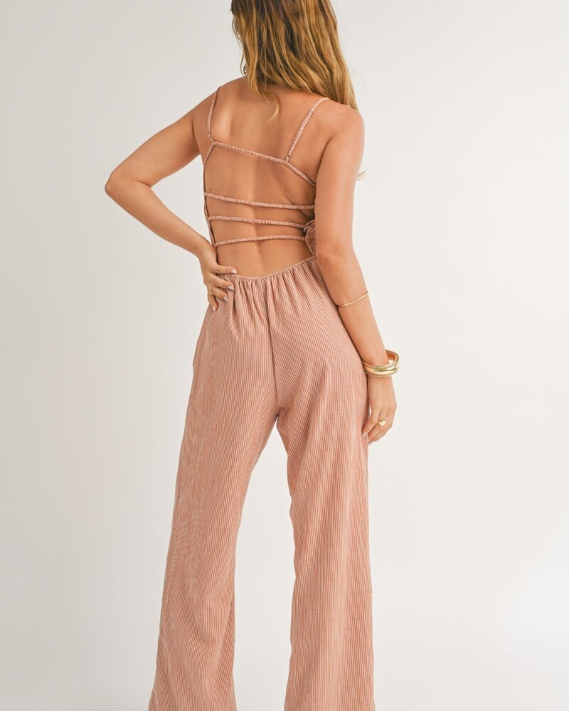 Canyon Land Open Back Jumpsuit