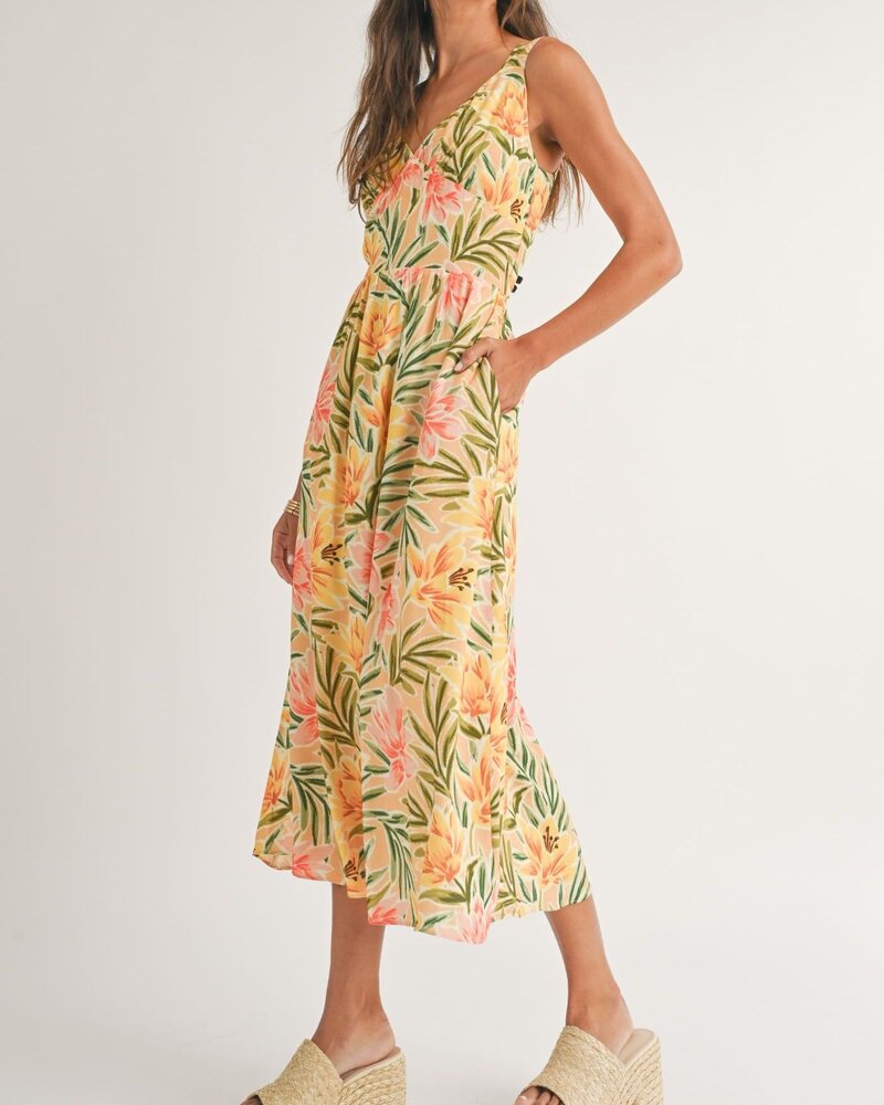 Scenic View Midi Dress