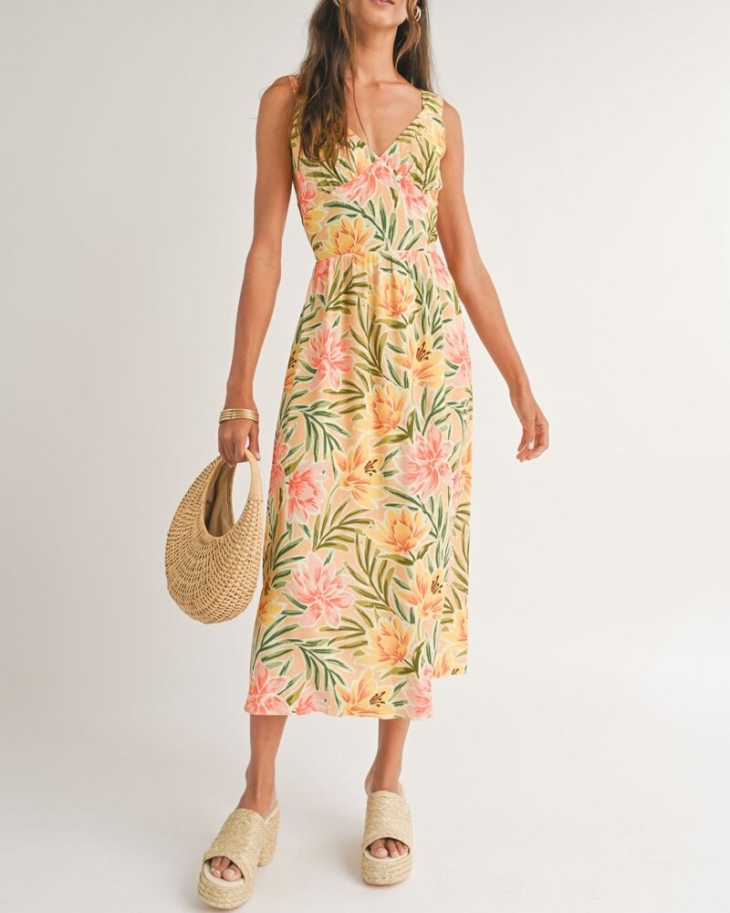 Scenic View Midi Dress