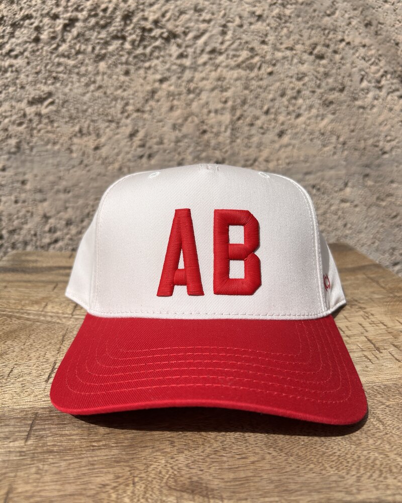 AB Two Toned Hat | Red
