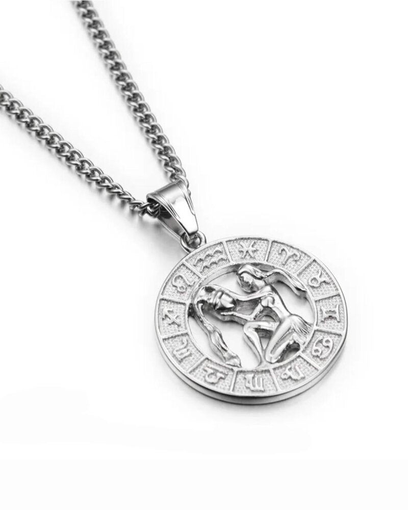 Casting Zodiac Necklace | Silver