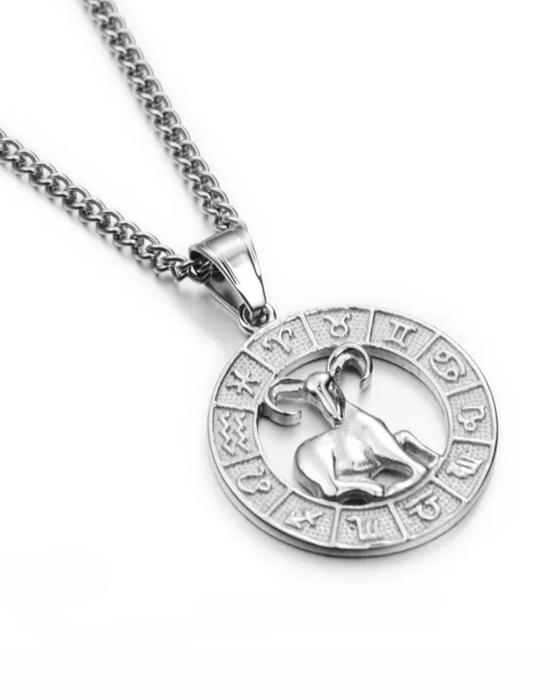 Casting Zodiac Necklace | Silver