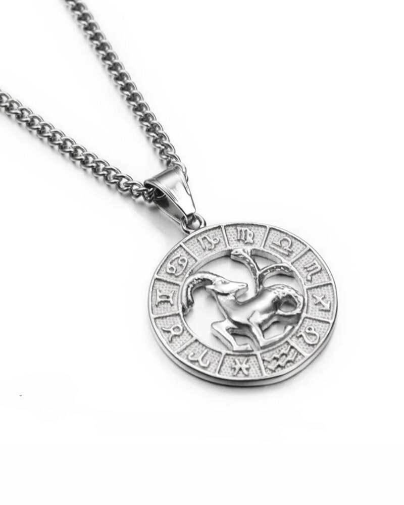 Casting Zodiac Necklace | Silver