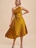 Medallion Pleated Dress