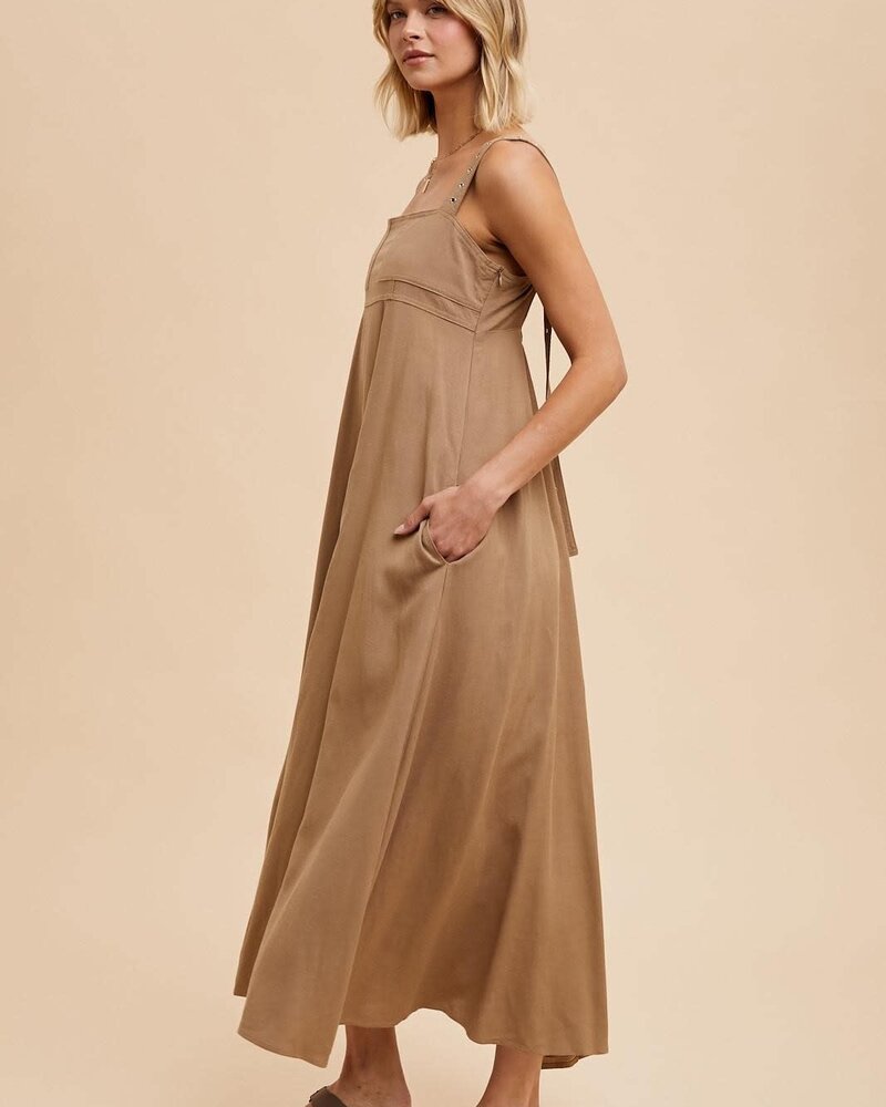 Utility Linen Dress