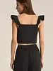 Z Supply Hera Gauze Top