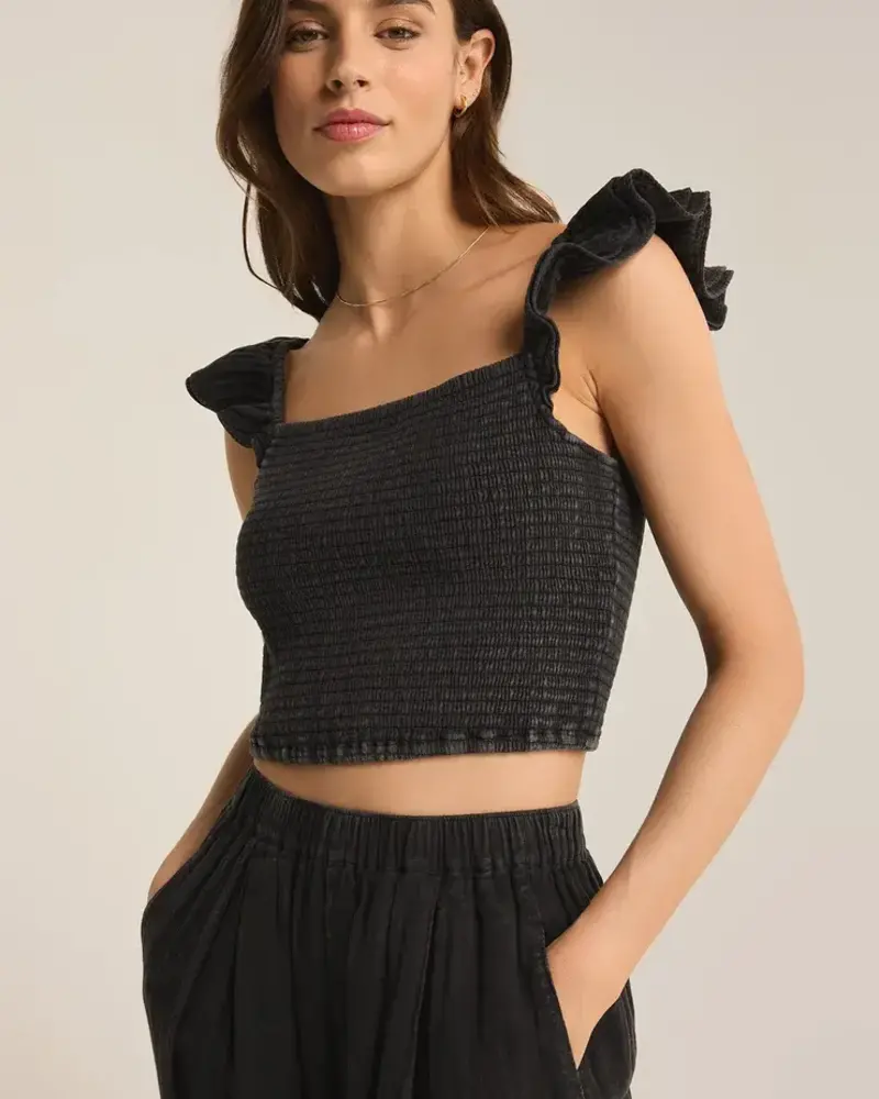 Z Supply Hera Gauze Top