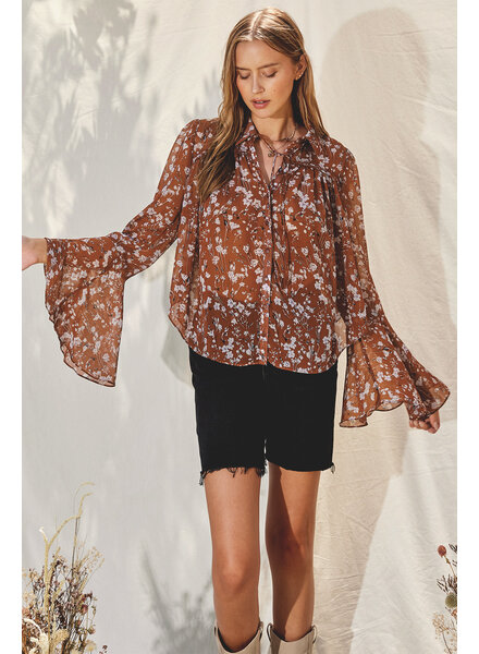 Marissa Bell Sleeve Blouse