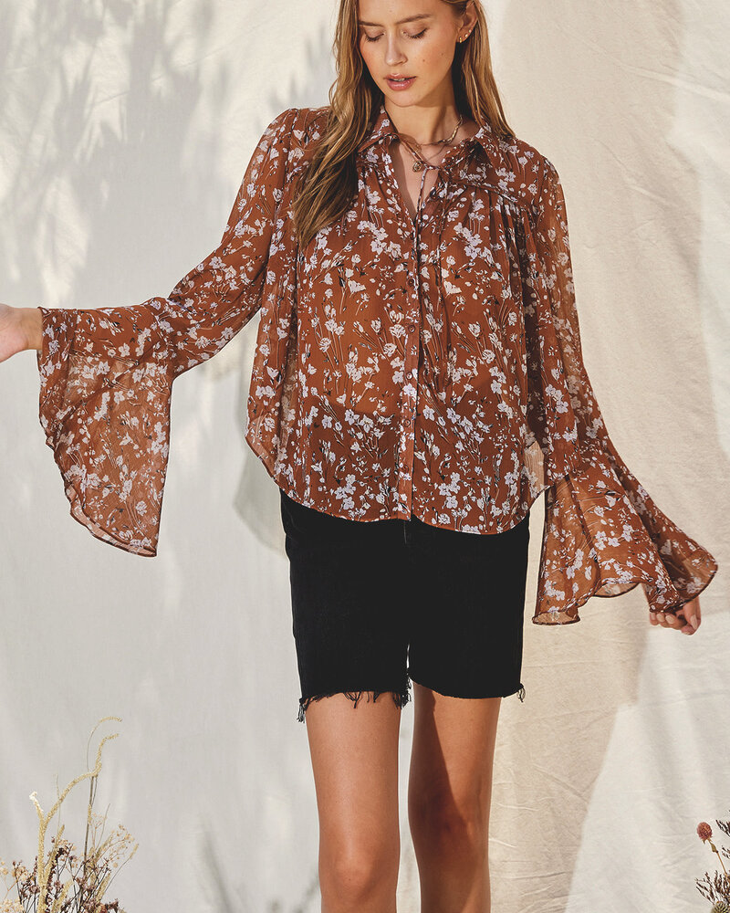 Marissa Bell Sleeve Blouse