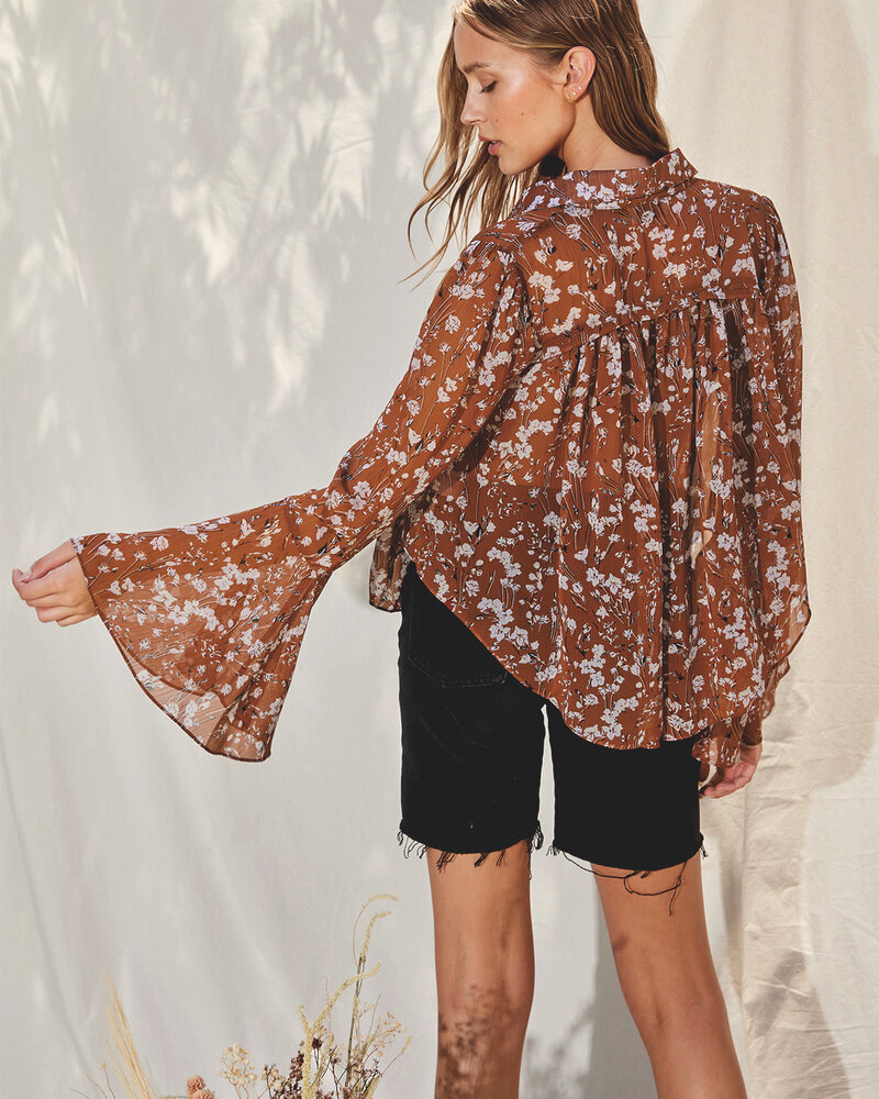 Marissa Bell Sleeve Blouse