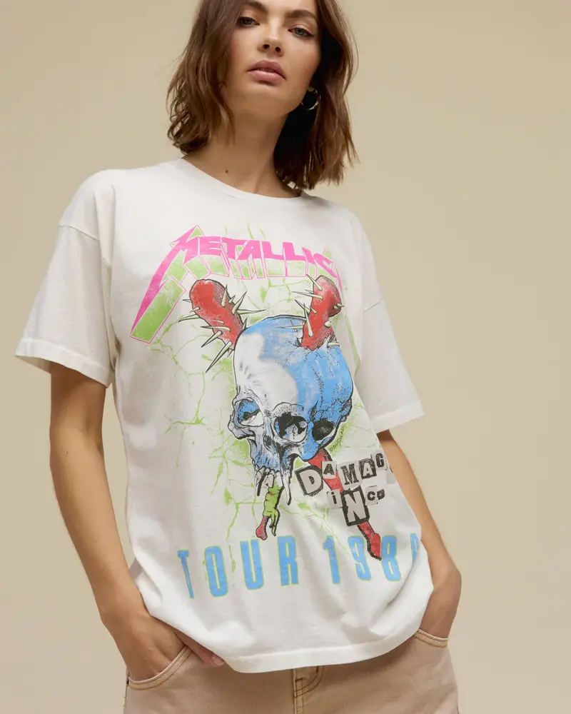 Metallica Damage Tour 1986 Tee