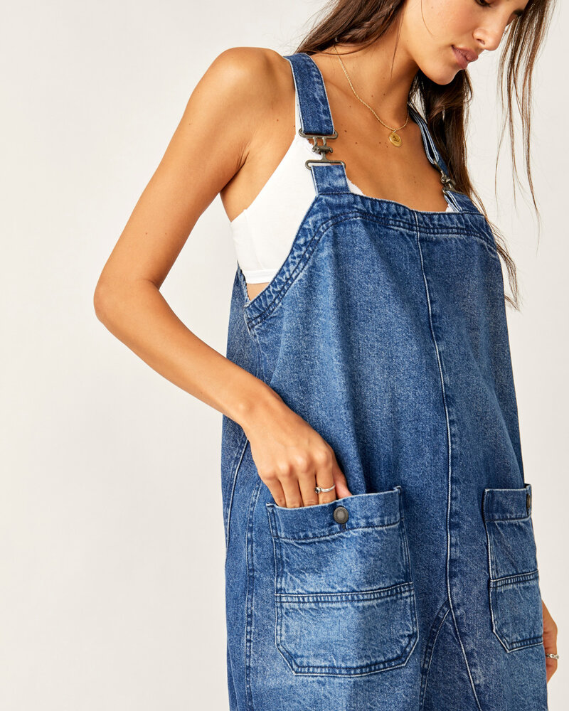 Free People Overall Smock Mini | Sapphire