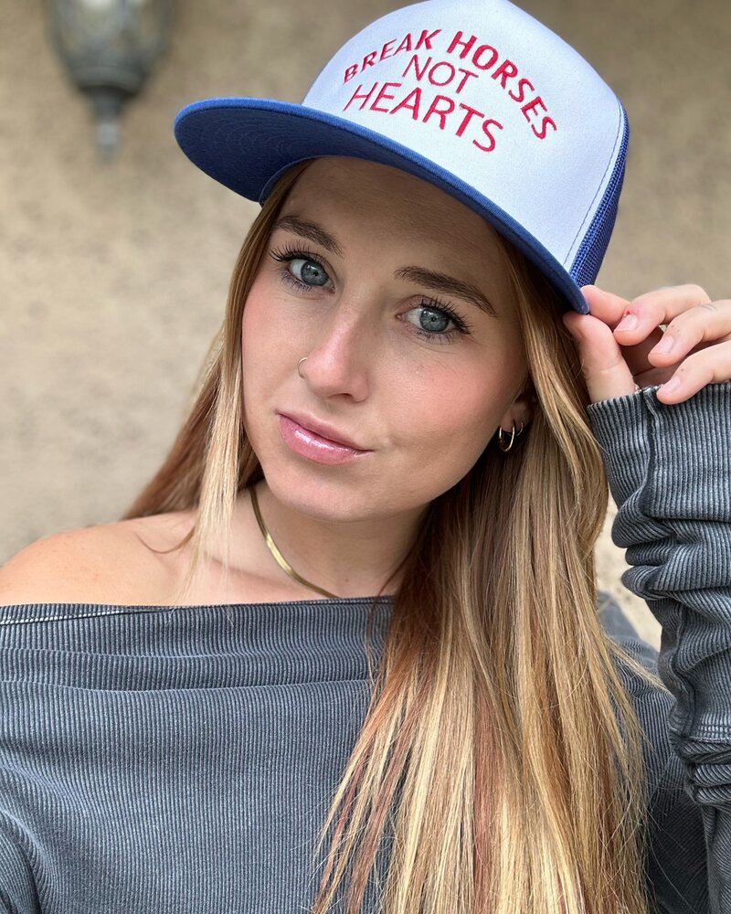 Five-Panel Classic Trucker Cap | Break Horses Not Hearts