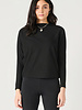 Camilla Mock Neck Top | Black