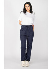 Riley Knit Denim Jogger | Indigo Blue