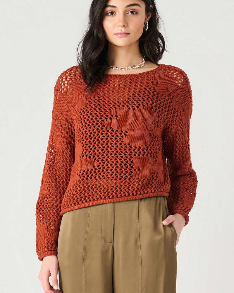Lia Sweater | Rust