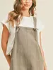 Ember Linen Shortalls