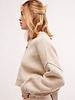 Free People Easy Street Crop Pullover | Oatmeal Pattern