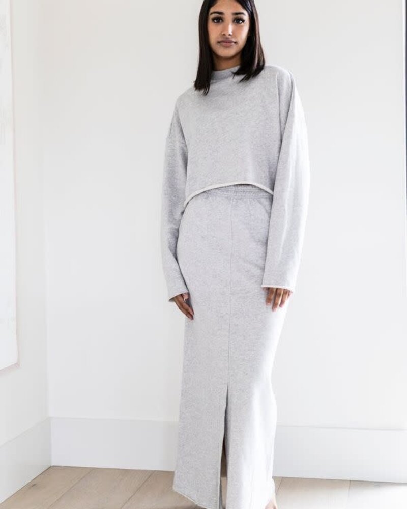 Sunday Maxi Skirt | Heather Grey