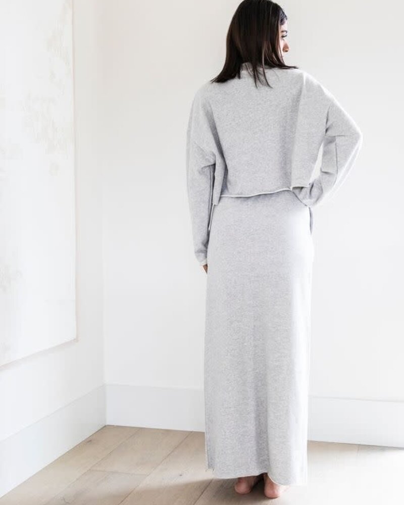 Sunday Maxi Skirt | Heather Grey