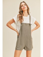Ember Linen Shortalls
