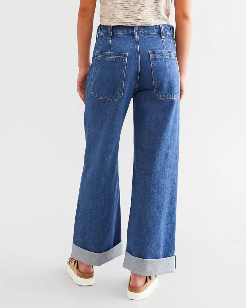 Free People Palmer Cuffed Jeans | Tunnel Vision