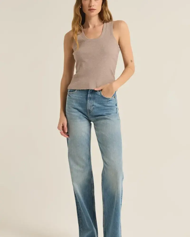 Z Supply Sierna Ribbed Tank | Taupe