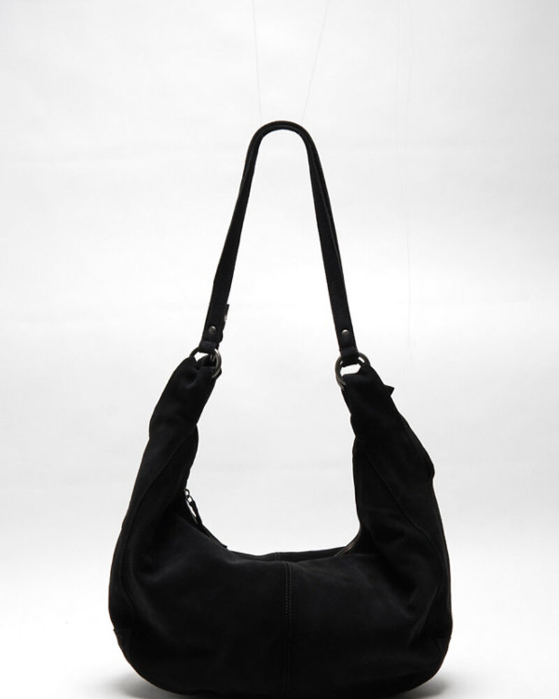 Free People Roma Suede Tote Bag | Black