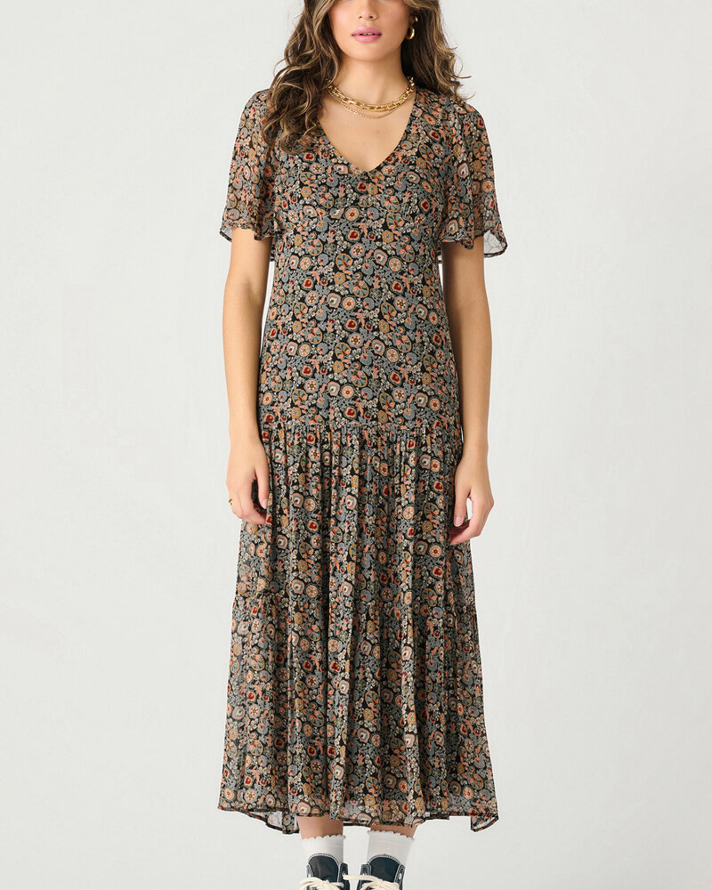 Gloria Medallion Floral Maxi Dress - Thelma & Thistle