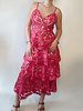Tallie Tiered Dress | Fuchsia
