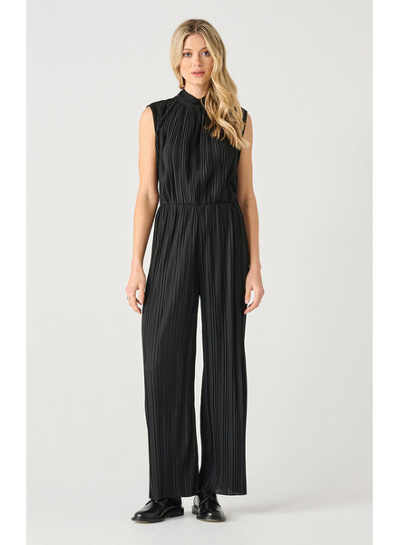 Lena Pull On Pleated Pants | Black