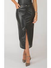 Bobbie Faux Leather Skirt