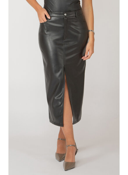 Bobbie Faux Leather Skirt