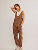 Free People High Roller Jumpsuit | Stone