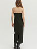 Faux Leather Lux Dress | Black