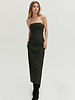 Faux Leather Lux Dress | Black