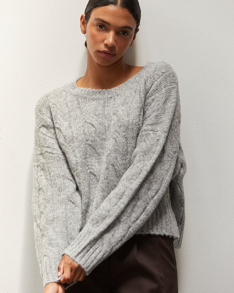 Novie Sweater | Grey