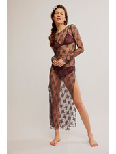 Free People Lady Lux Maxi Slip | Dull Grey