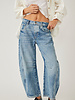 Free People Good Luck Mid-Rise Barrel Jeans | Beam