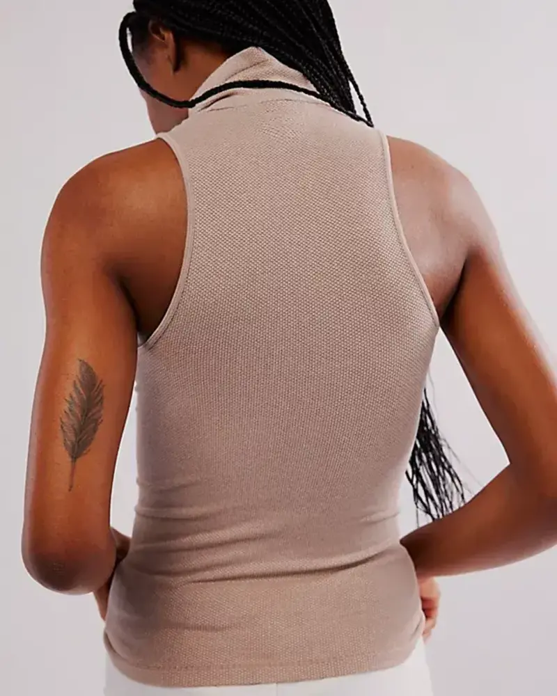 Free People Always Ready Seamless Tank | Mocha
