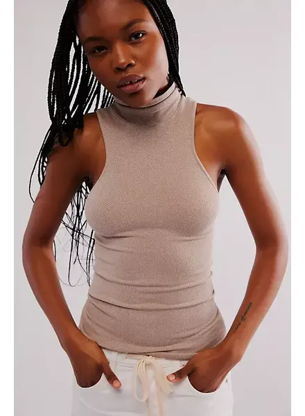 Free People Always Ready Seamless Tank | Mocha