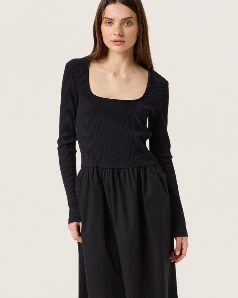 Simone Phoebe Dress Long Sleeve | Black