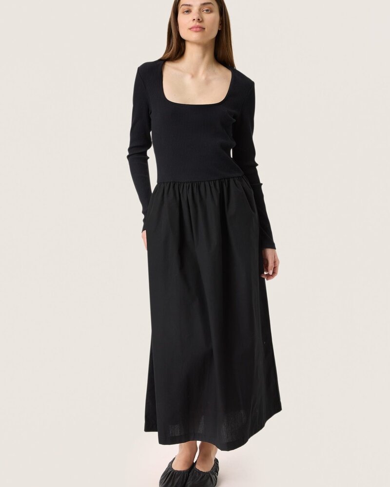 Simone Phoebe Dress Long Sleeve | Black