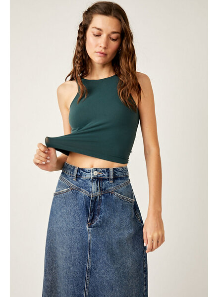 Free People Clean Lines Cami | Forest