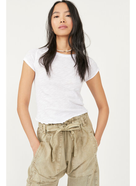 Free People Be My Baby Tee | White