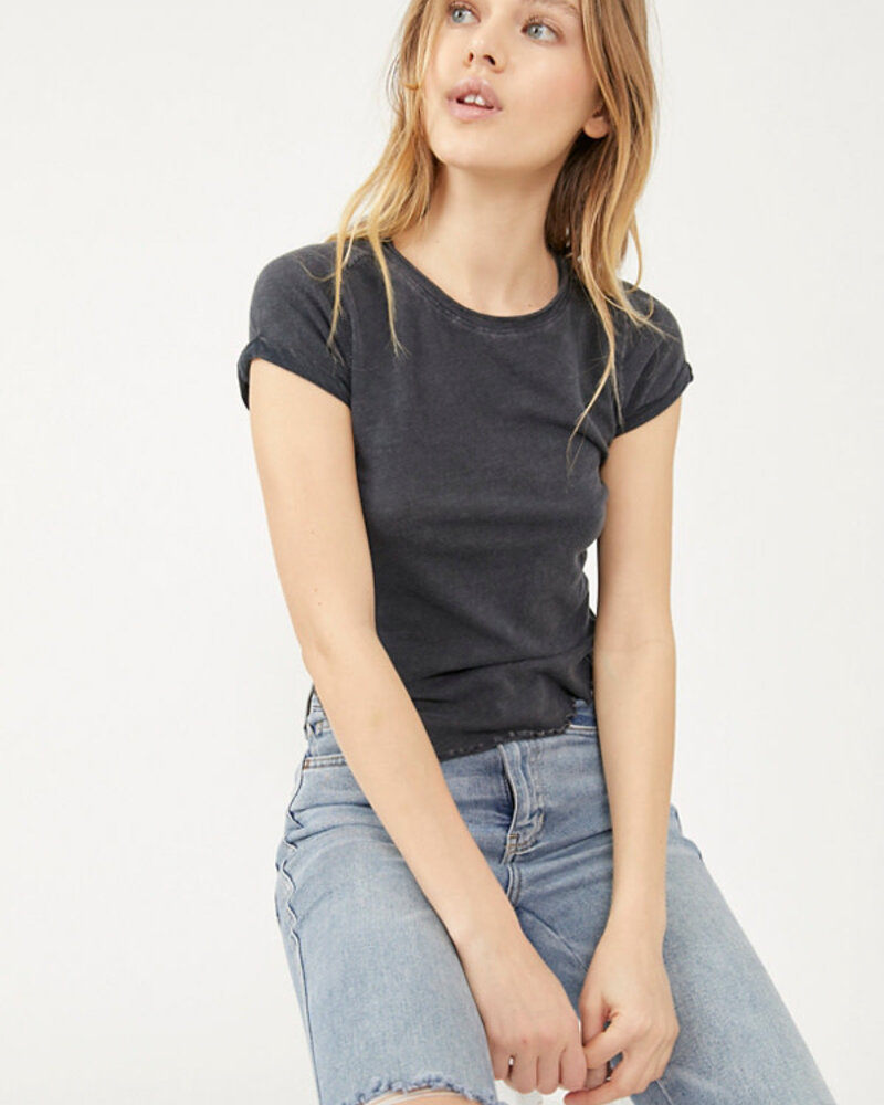Free People Be My Baby Tee | Black