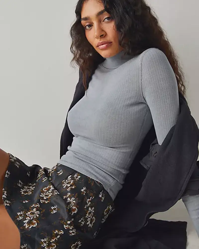 Free People The Rickie Top | Grey
