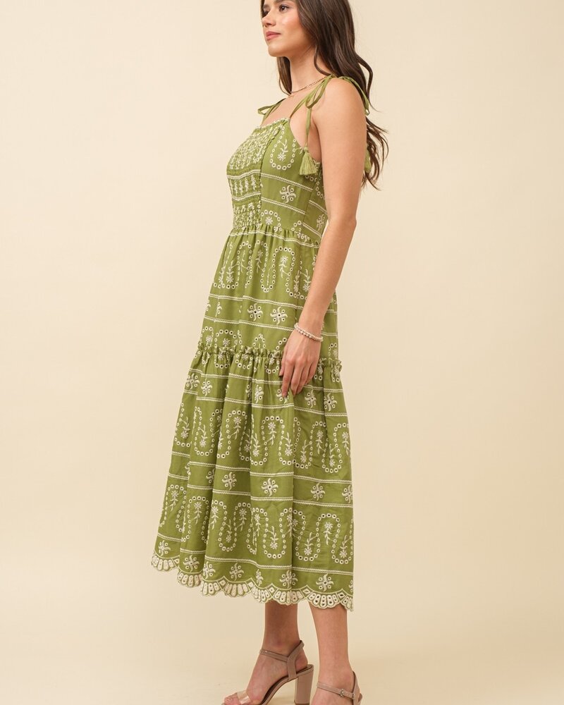Jasmine Eyelet Dress