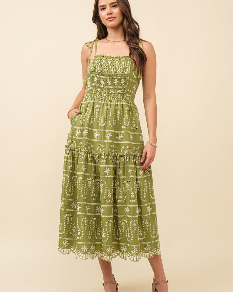 Jasmine Eyelet Dress