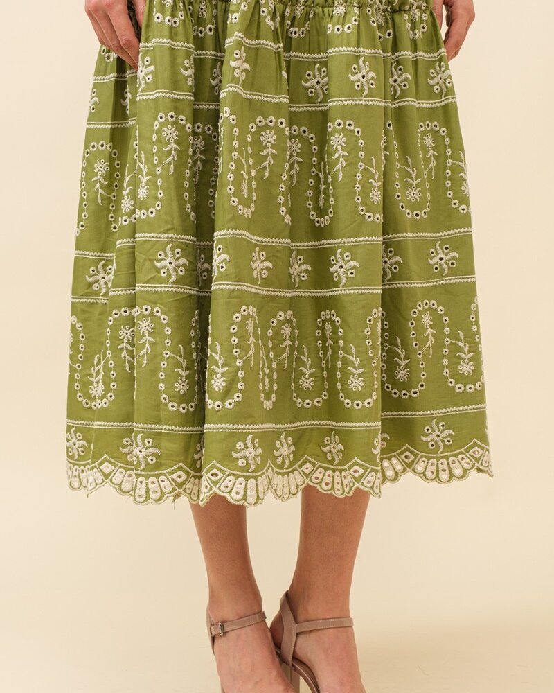 Jasmine Eyelet Dress